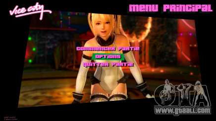 Marie Rose DOA Menu for GTA Vice City