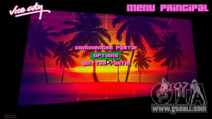 Hotline Miami Menu HD v17 for GTA Vice City