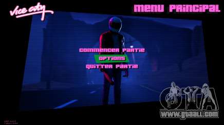 Hotline Miami Menu HD v19 for GTA Vice City