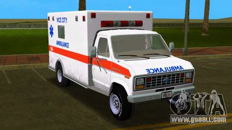 Ford E-350 82 Ambulance for GTA Vice City
