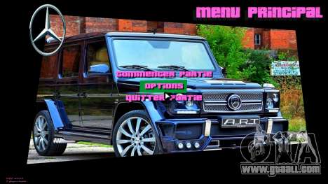 Mercedes-Benz Menu 7 for GTA Vice City