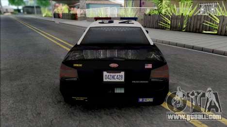 Vapid Stanier Police Cruiser (SA Style) for GTA San Andreas