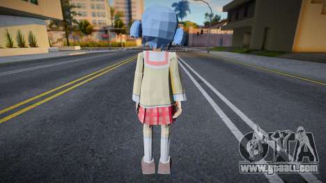 Mio Naganohara from Nichijou (Low-poly version) for GTA San Andreas