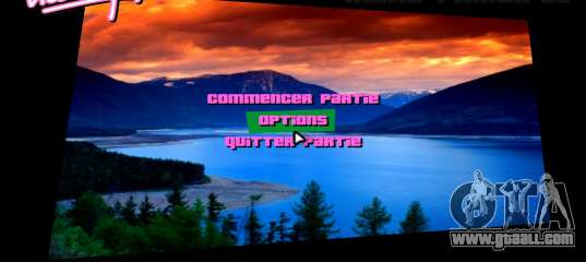 VC country side menu for GTA Vice City