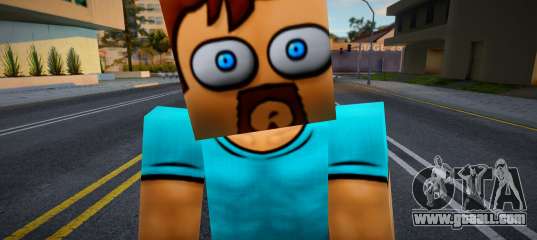 Minecraft Skin HD v16 for GTA San Andreas