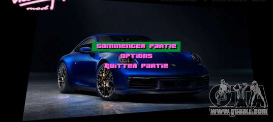 Porsche Menu 1 for GTA Vice City