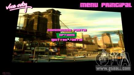 GTA IV Menu - Backgrounds 1 for GTA Vice City