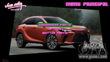 Lexus Menu 3 for GTA Vice City