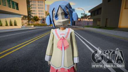 Mio Naganohara from Nichijou (Low-poly version) for GTA San Andreas