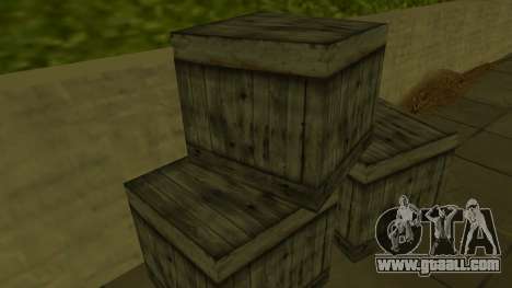 Fixing the texture of a wooden box for GTA Vice City