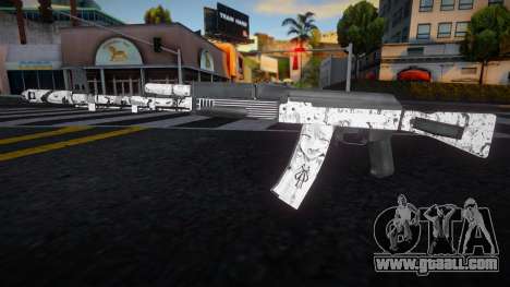 Ahegao AK-47 for GTA San Andreas