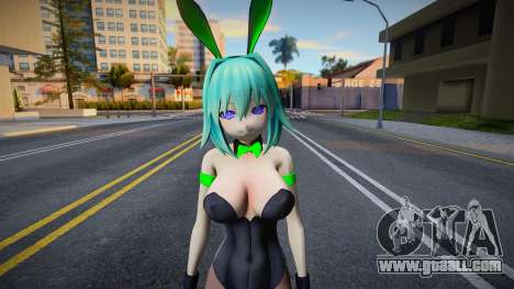 Green Heart Bunny Outfit for GTA San Andreas