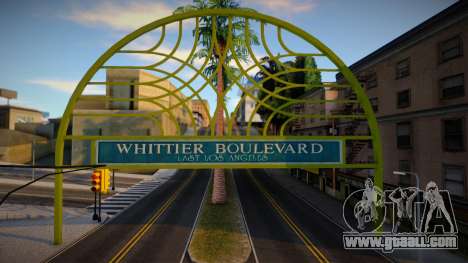 Whittier Boulevard Arch mod for GTA San Andreas