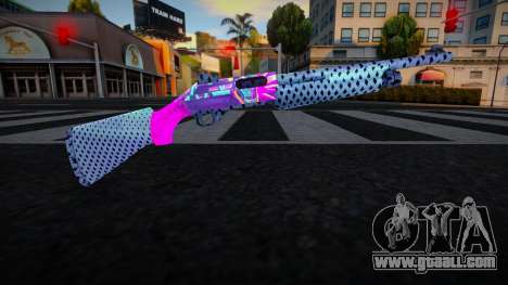 Gun Neon Racer - Chromegun for GTA San Andreas