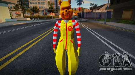 Winnie McDonald Headswap Mod for GTA San Andreas