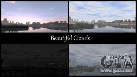 Beautiful Clouds v2 (Timecyc) for GTA 4