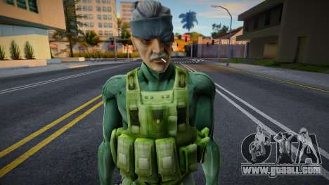 Solid Snake Green for GTA San Andreas