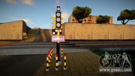 Indonesian Wantech Railroad Crossing v15 for GTA San Andreas