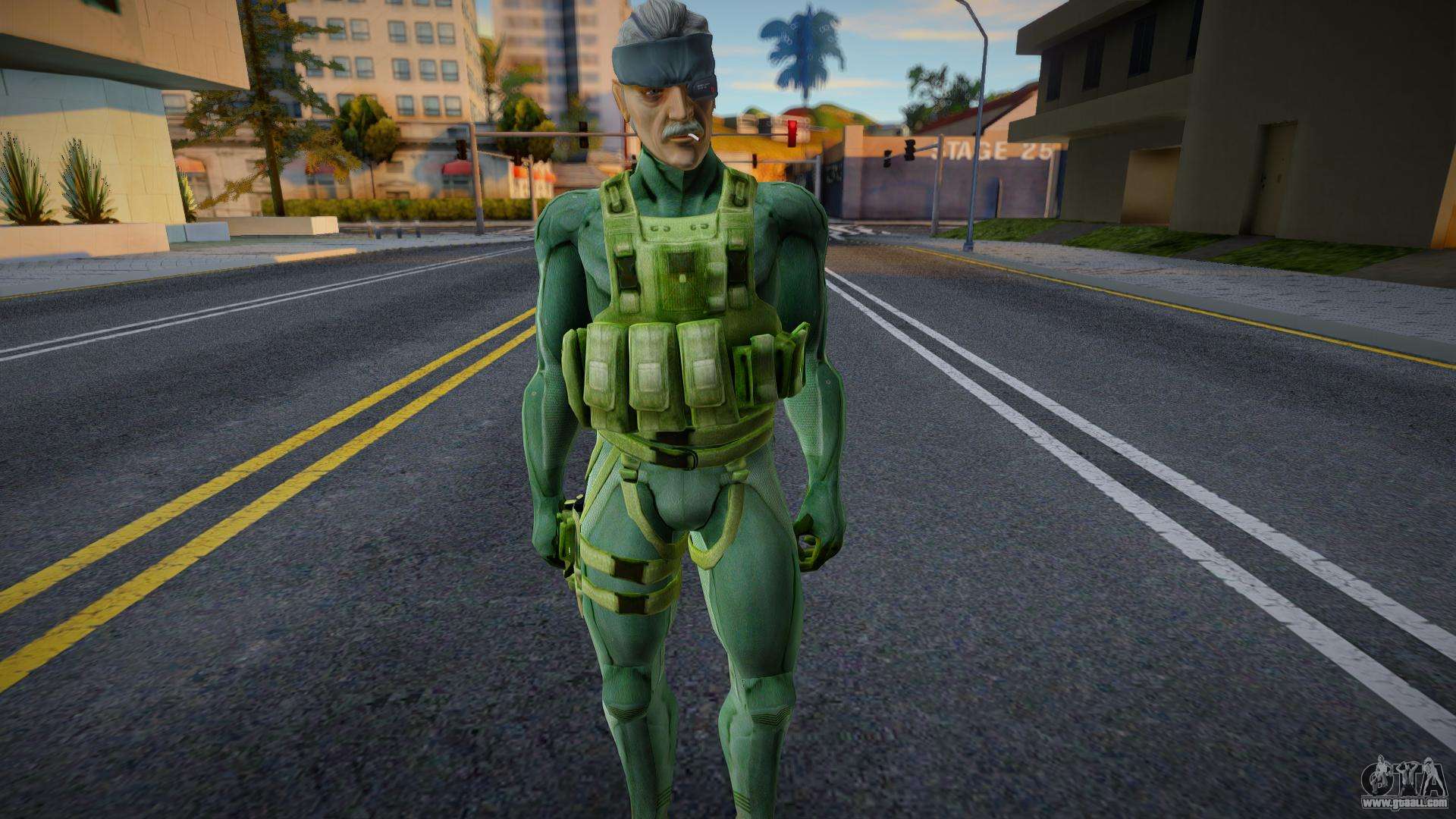 Solid Snake Green for GTA San Andreas