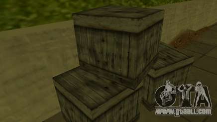 Fixing the texture of a wooden box for GTA Vice City