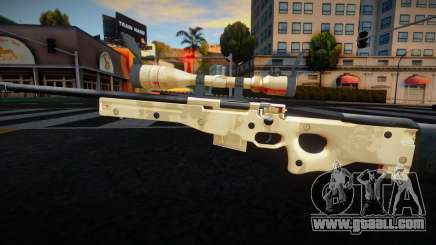 Gold Sniper Rifle 1 for GTA San Andreas