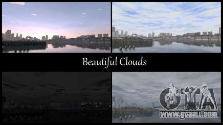 Beautiful Clouds v2 (Timecyc) for GTA 4