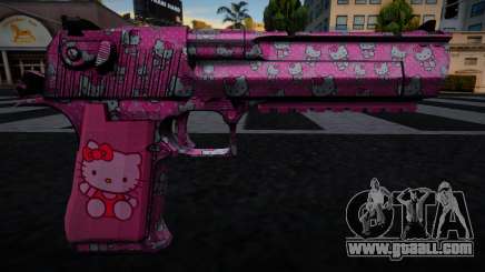 HELLO KITTY DEAGLE for GTA San Andreas