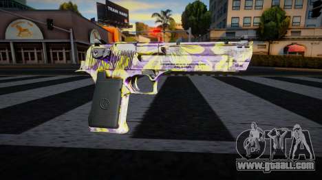 Deagle Yellow Flower for GTA San Andreas