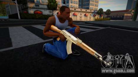 Gold AK47 Weapon for GTA San Andreas