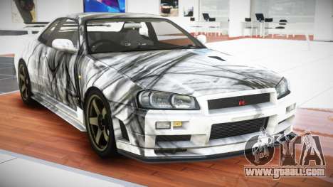 Nissan Skyline R34 GT-R XS S3 for GTA 4