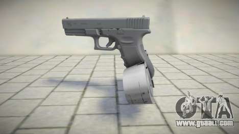 Glock 17 ExtendedMag for GTA San Andreas