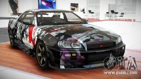 Nissan Skyline R34 GT-R XS S2 for GTA 4