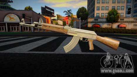 Gold AK47 Weapon for GTA San Andreas