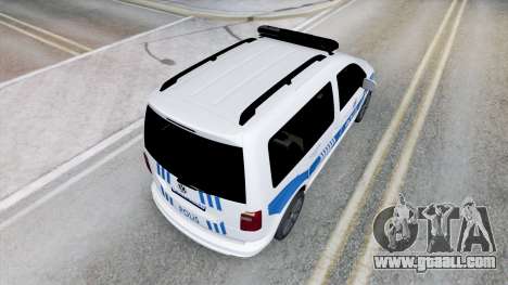 Volkswagen Caddy Polis (Type 2K) 2016 for GTA San Andreas
