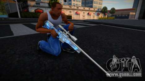 Blue Gun Sniper Rifle for GTA San Andreas