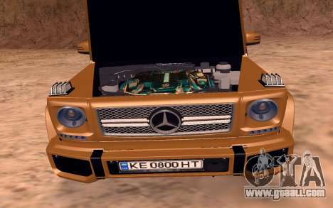 Mercedes-Benz G63 AMG V12 Biturbo for GTA San Andreas