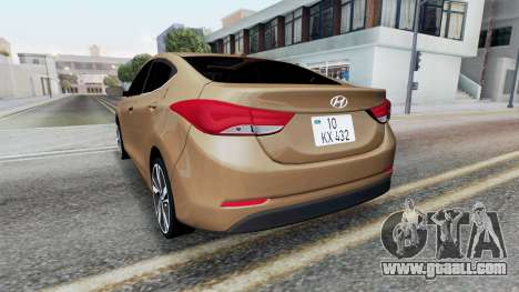 Hyundai Elantra (MD) 2016 for GTA San Andreas