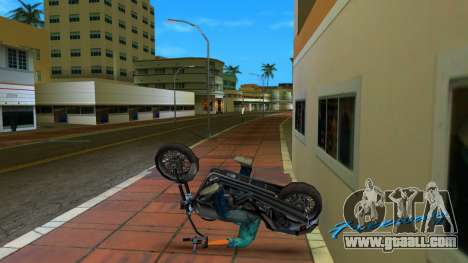 Don't fly off the bike for GTA Vice City