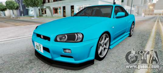 Nissan Skyline GT-R (BNR34) 1999 for GTA San Andreas