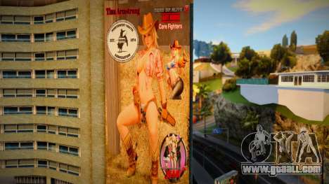 DOA5 Cowgirls Rodeo Time Billboards in Rodeo Los for GTA San Andreas