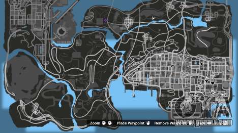 Radar, map and icons in the style of GTA 5