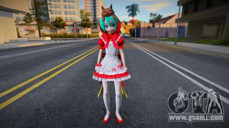 PDFT Hatsune Miku Little Red for GTA San Andreas