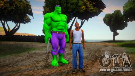 Bodyguard Hulk for GTA San Andreas