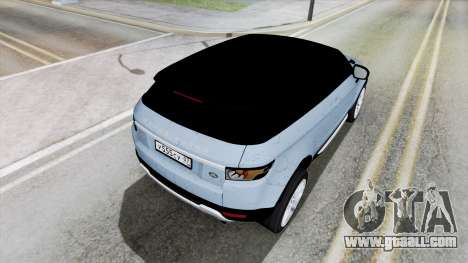 Range Rover Evoque Coupe 2012 for GTA San Andreas