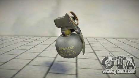 90s Atmosphere Weapon - Grenade for GTA San Andreas