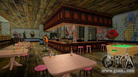 CJ Bar Interior Retextured HD for GTA San Andreas