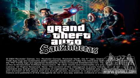 Avengers Loadscreens for GTA San Andreas