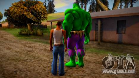 Bodyguard Hulk for GTA San Andreas