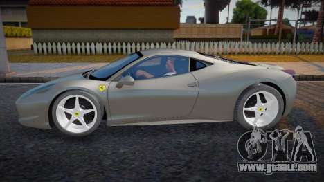 2010 Ferrari 458 Italia Undercover Police for GTA San Andreas