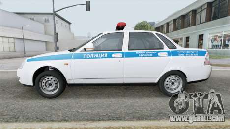Lada Priora Police (2170) 2013 for GTA San Andreas